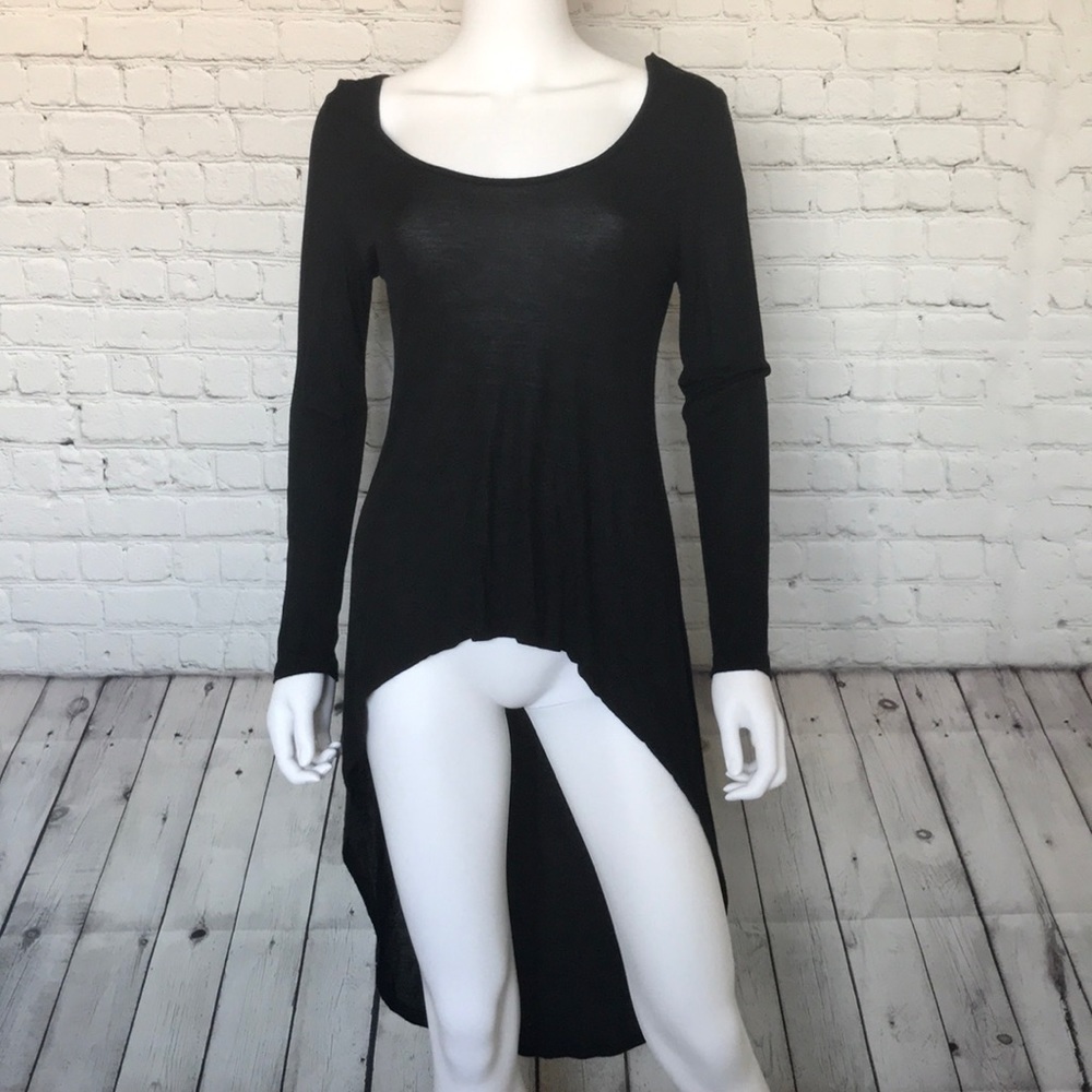 Short To Long Black Top